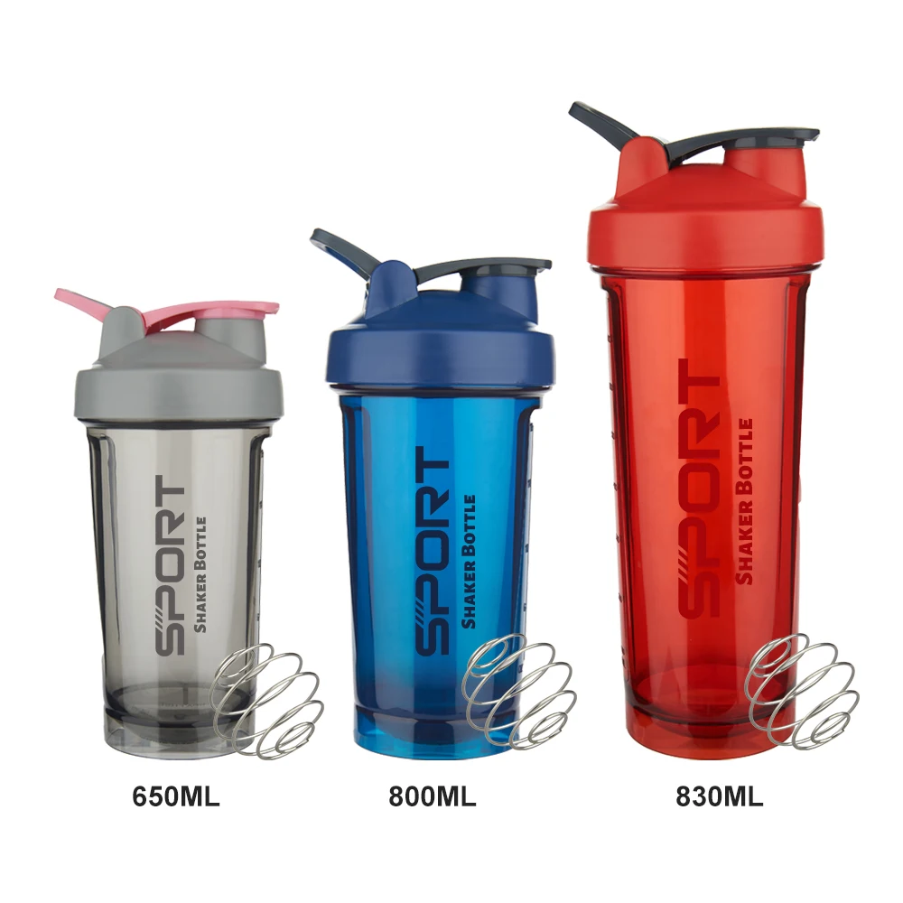 Customized 650ml New Wholesale Sport Water Blank Protein Shaker Bottle Gym