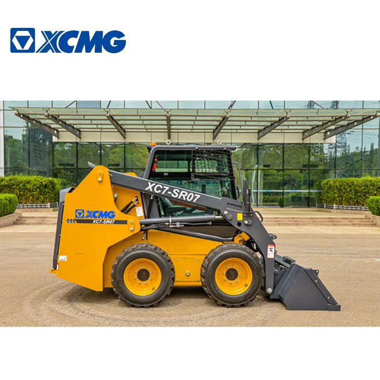 XCMG Official Second Hand XC7-SR07 Mini Loader Skid Steer Loader with Multifunctional Attachments