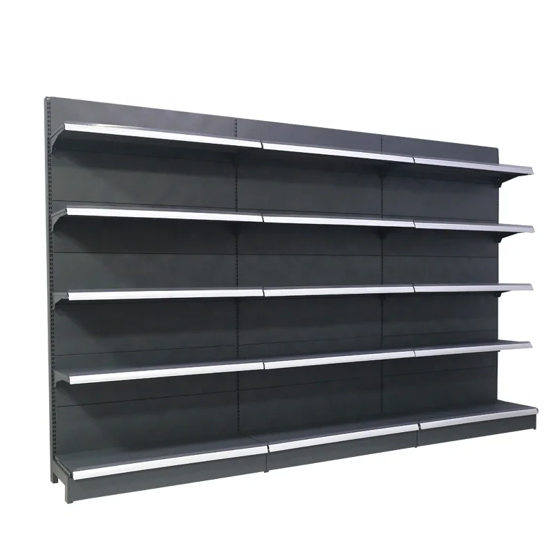 Metallic Supermarket Display Rack Miniso Wine Rack MiniMarket Coffee Shop Furniture Convenience Store Gondola Shelving
