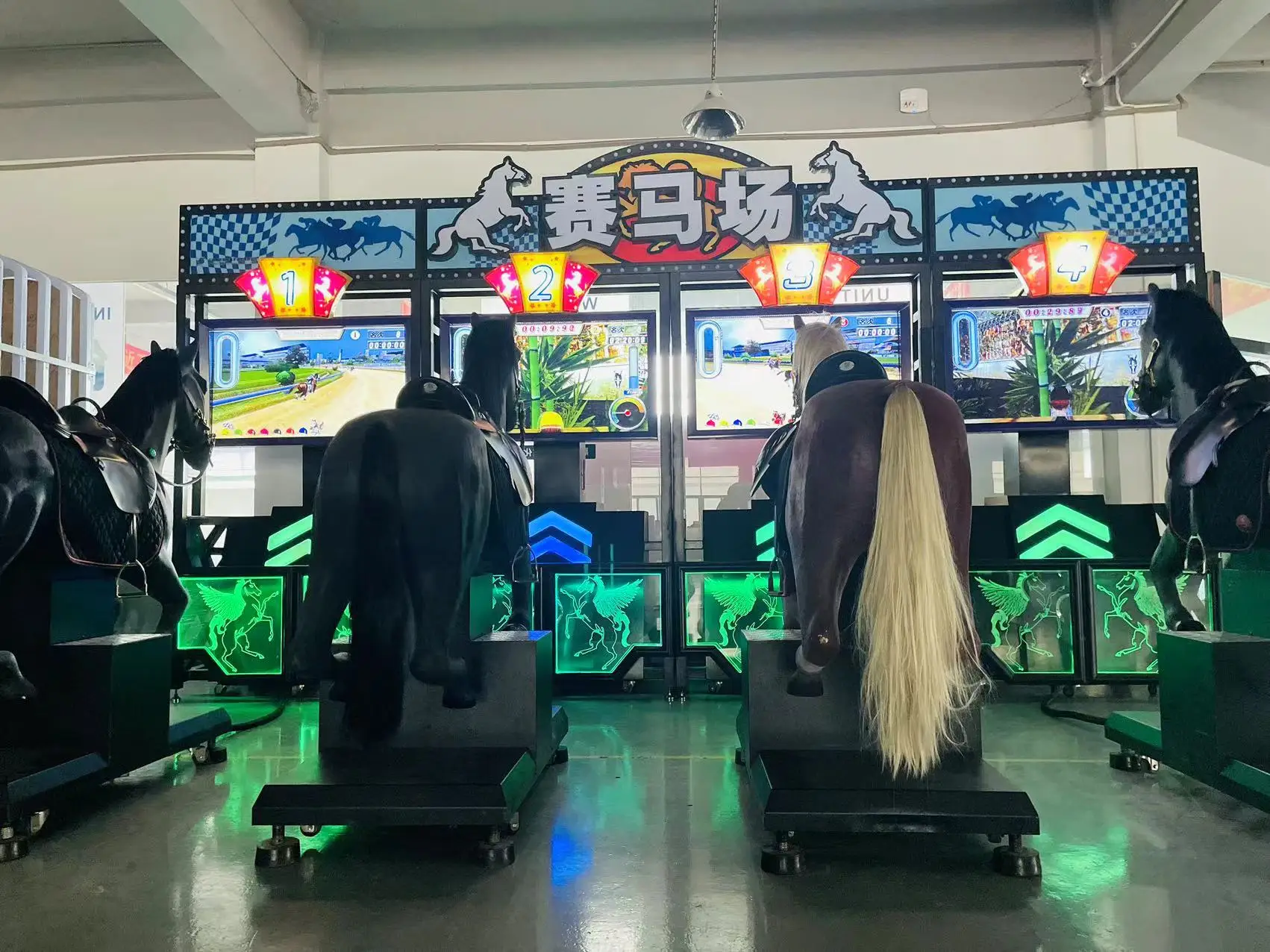Horse Exercise Simulator Riding Racing Game Machine Horse Racing Arcade Game