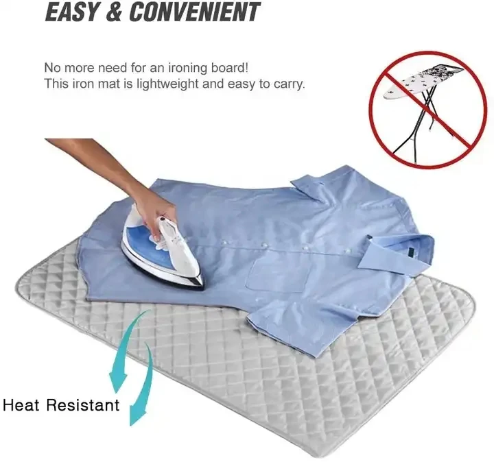 Thickened Cotton Portable Pad Ironing Board For Travel Hotel Dormitory Desktop
