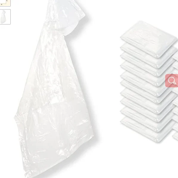 Cheap New Design 100% PLA Corn Starch Plastic Rain Coat Bio-degradable Pet Poncho