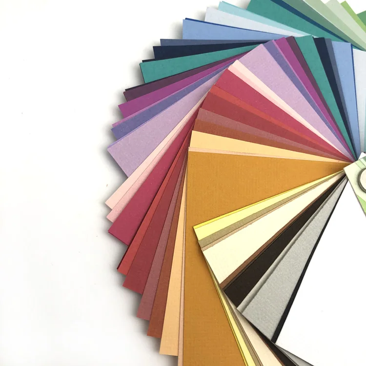 Scrapbooking Paper Single Color And Twin Color Embossed Scrapbook