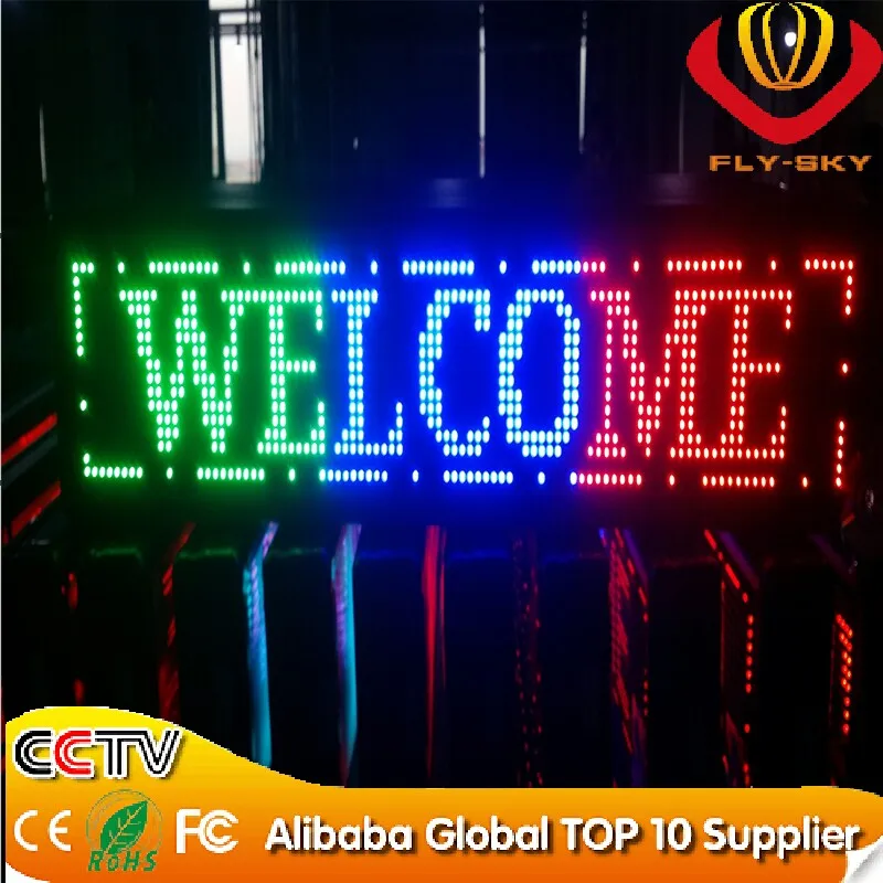 RGB Full Color LED Sign Programmable Scrolling LED Message Marquee Sign