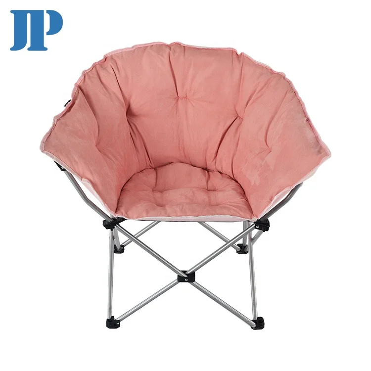 Wholesale New Design lightweight Portable living room Folding Moon Chairs For Adults