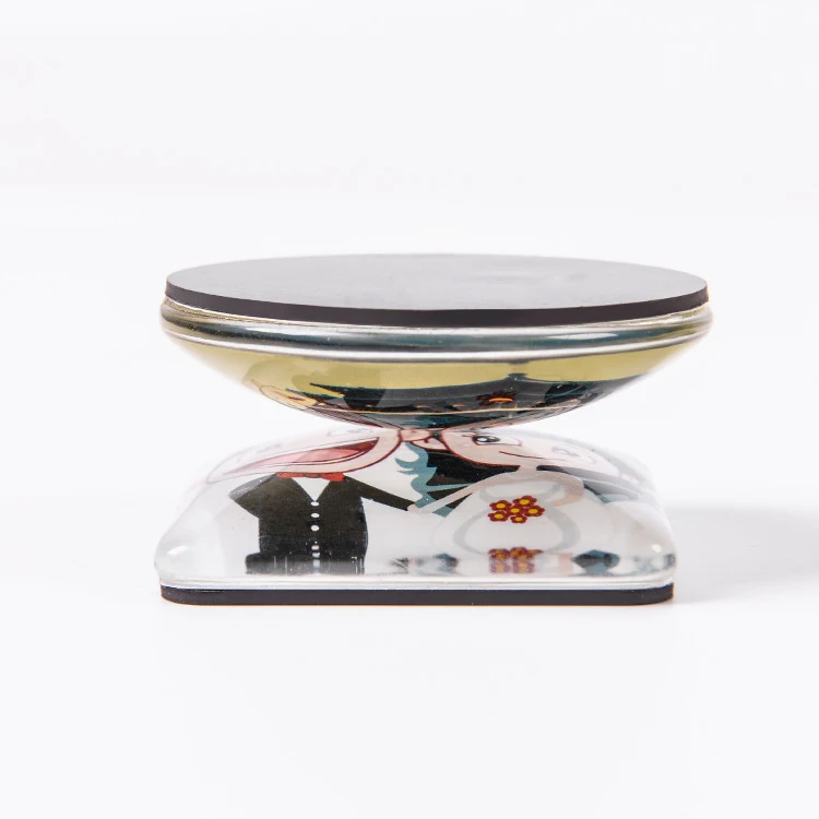 100pcs a lot customised printed 3D acrylic magnets for fridge