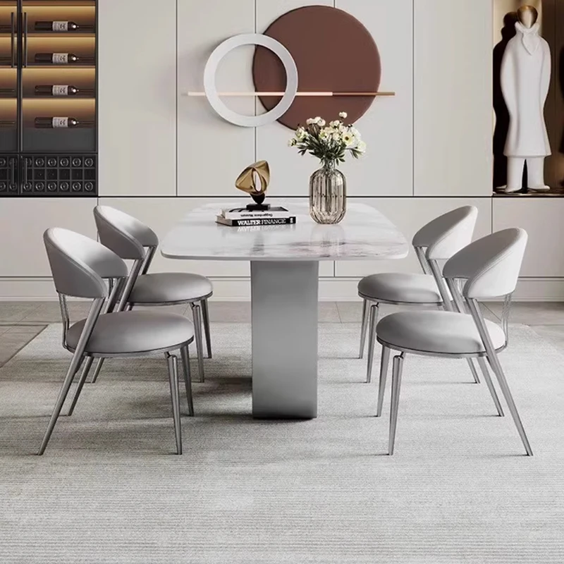 SUKE Natural luxury rock table unique design special-shaped table feet light luxury universal household table