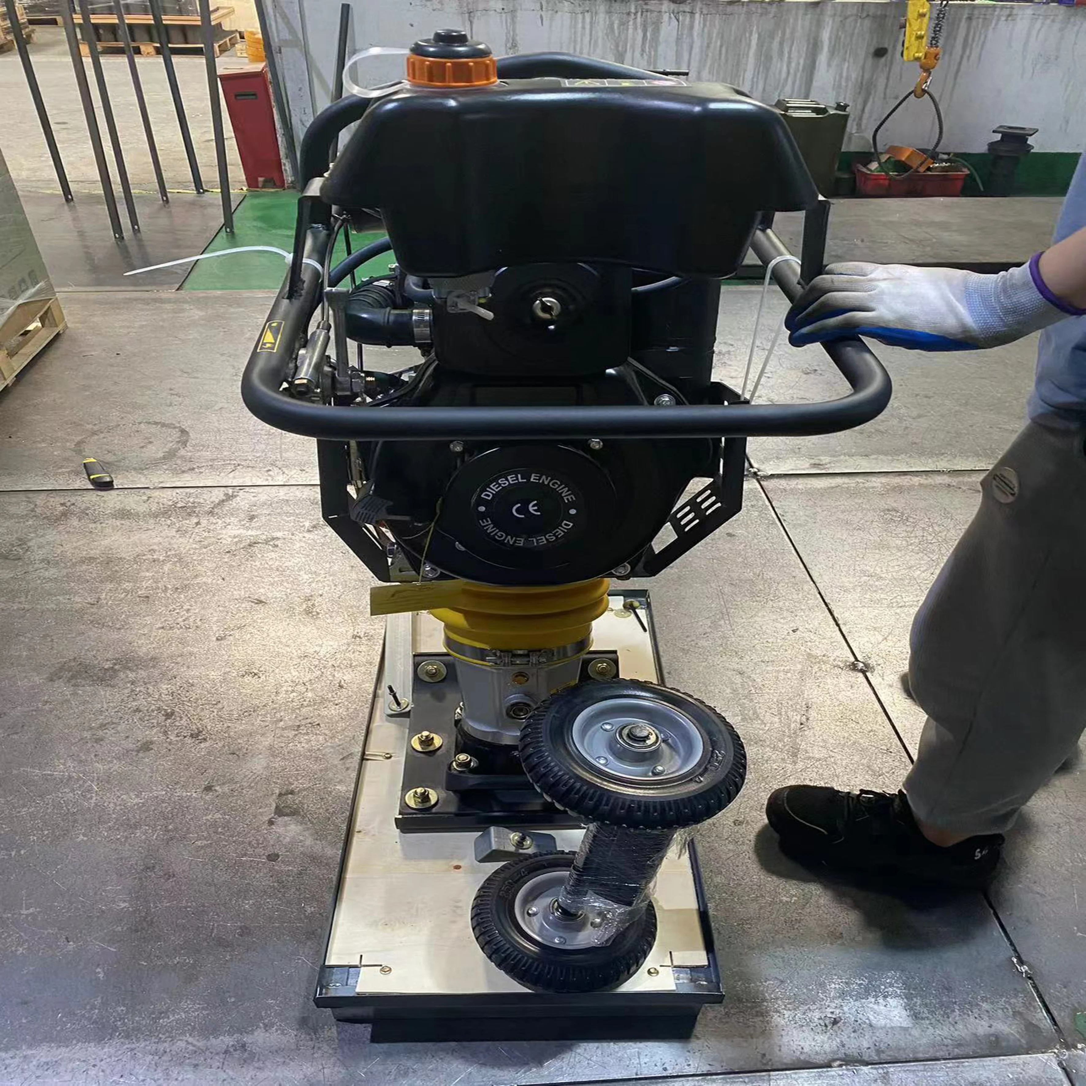 Hot Selling monkey jumping jack compactor vibrating electric tamping rammer compactor chisel engine sale price