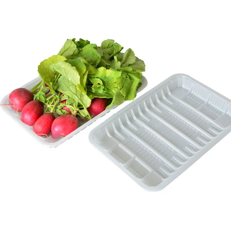 Disposable Plastic PP Food Packaging Tray Food Blister Tray Packaging
