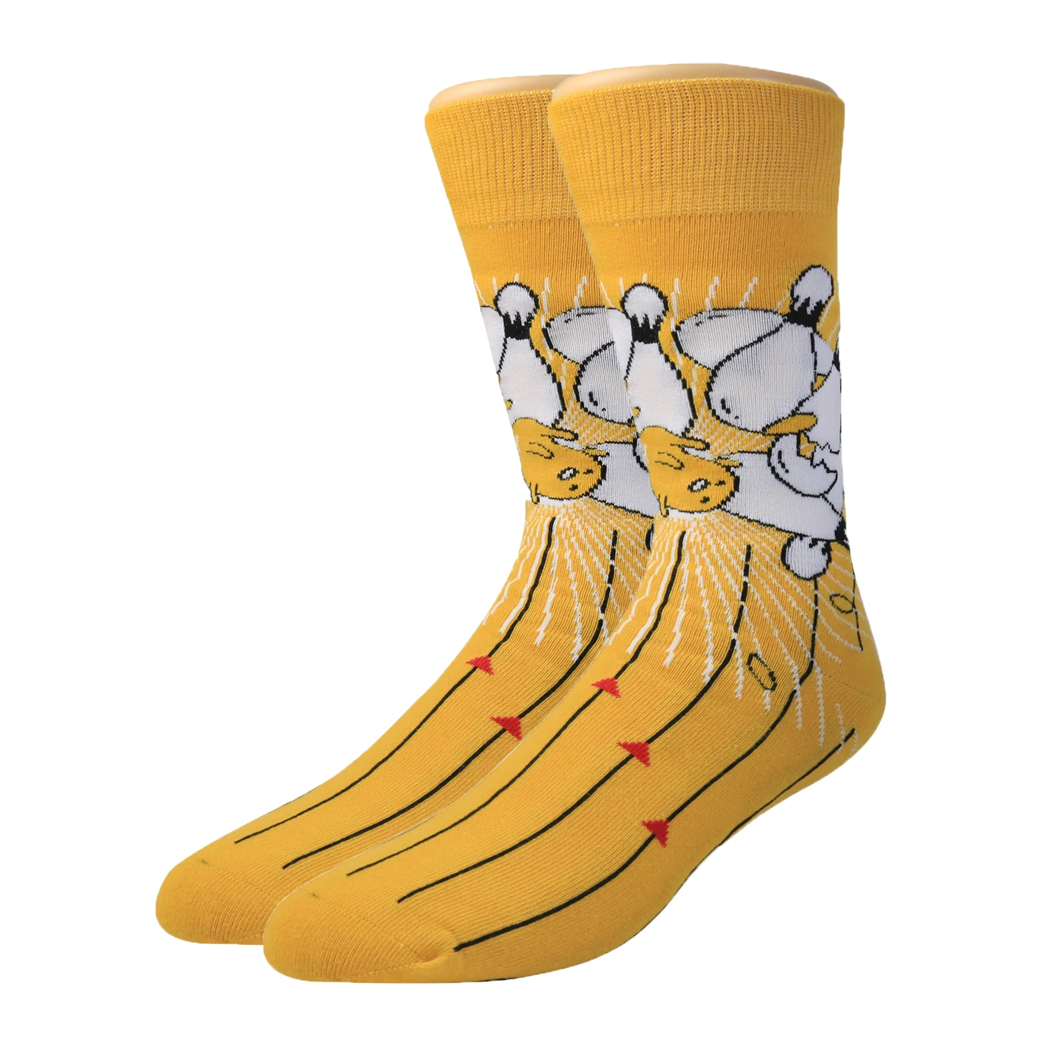 hot sale knitting happy socks British style fashion classic dress crew  men plaid stripes vintage cotton happy socks