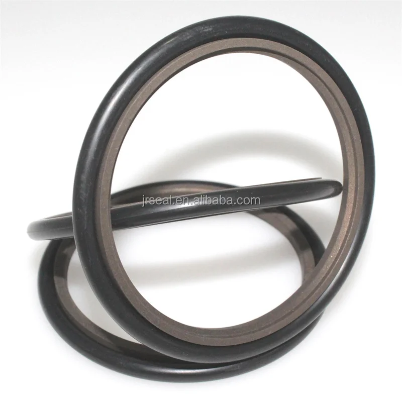 Hot Sale Hydraulic Buffer Rod Seal Rubber PTFE NBR Step Seal HBTS Seal