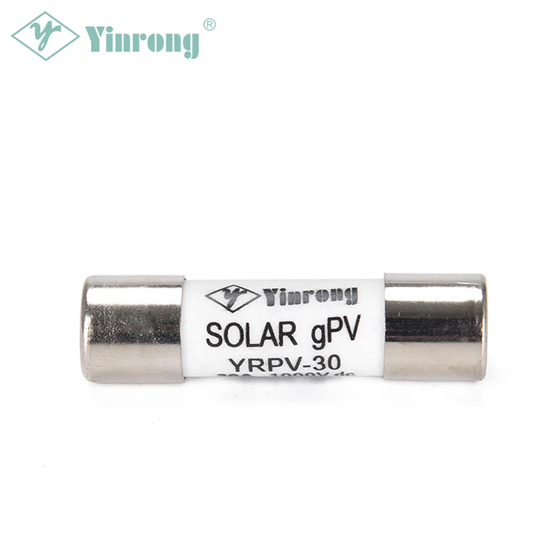  1000V DC solar Cylindrical PV Fuses E 9F gPV 8A/10A/12A/15A/16A/20A/25A/30A (CE
