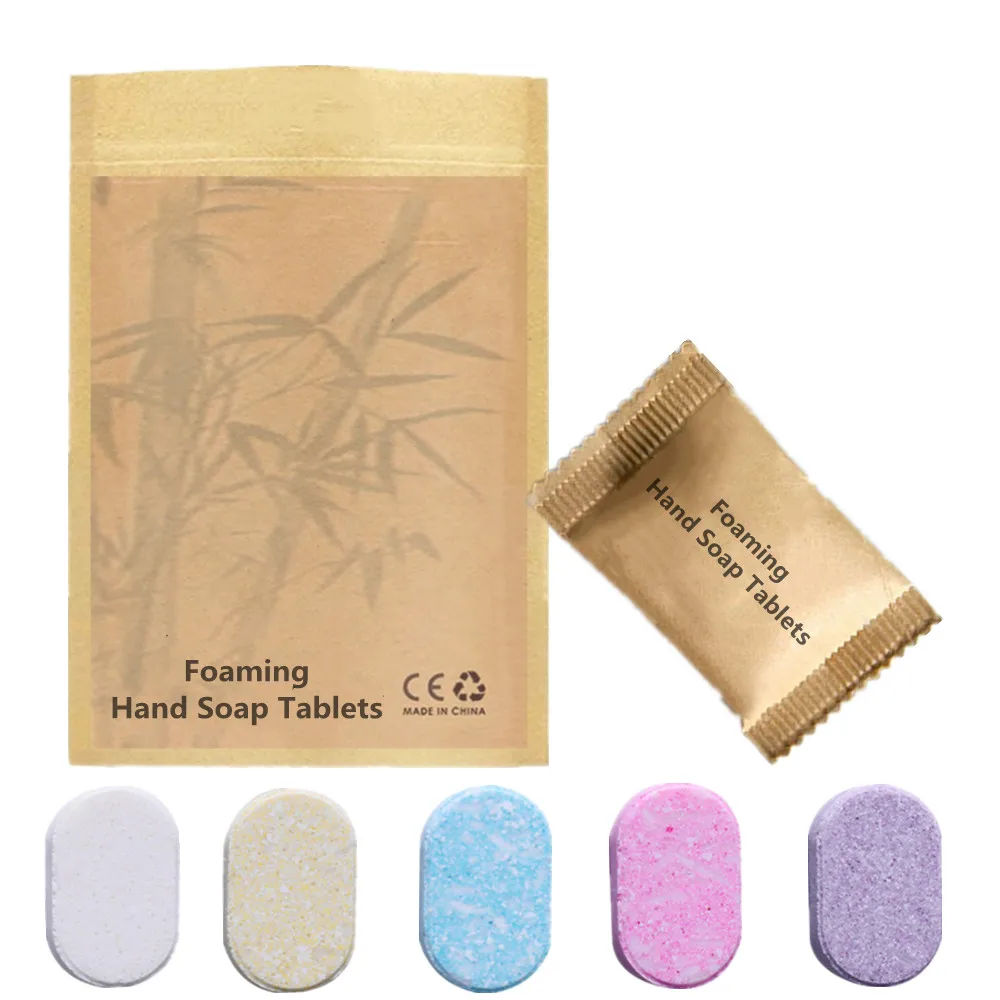 Private Label Hand Sanitizer Tablets Foaming Liquid Soap Tablets For Home Use