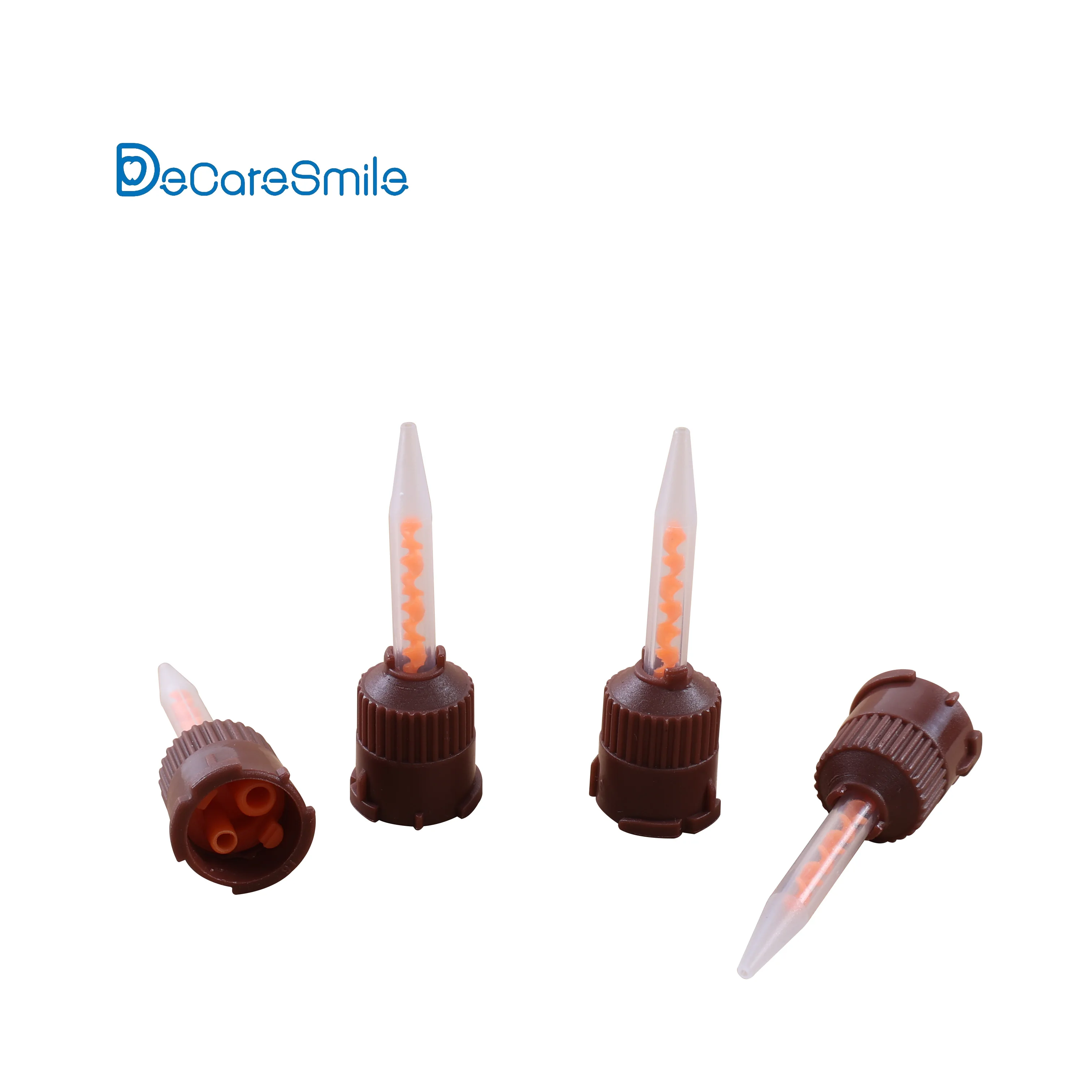 10:1 mixing tip Dental Materials Disposable short mixing tip dental mixing tip orange