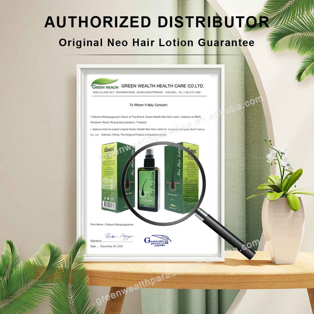 Neo Hair Lotion Made In Thailand Original hair Treatment  For Hair Loss Spray For Man Woman