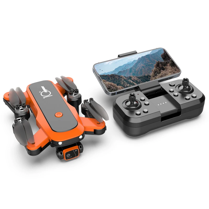 LU10  brushless folding drone HD 4K aerial photography quadcopter optical flow dual camera remote control aircraft