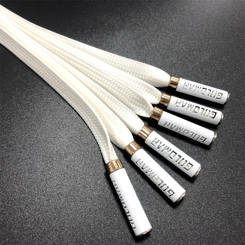 Плетеный с наконечниками 10 мм Толстовка для одежды сильным растягивающим поясом Быстросохнущий белый