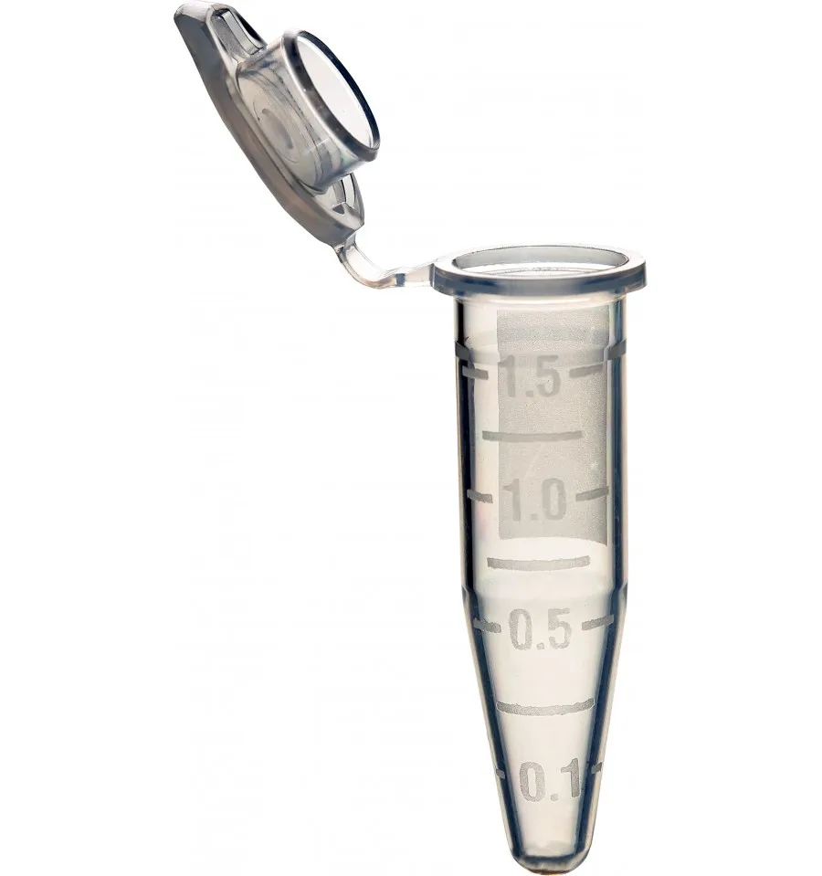 1.5ml falcon laboratory plastic graduated centrifuge test tube