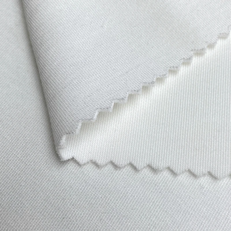 Wholesale 5% spandex 47% polyester 48% modal knit solid 260gsm soft air layer scuba fabric for pants hoodies