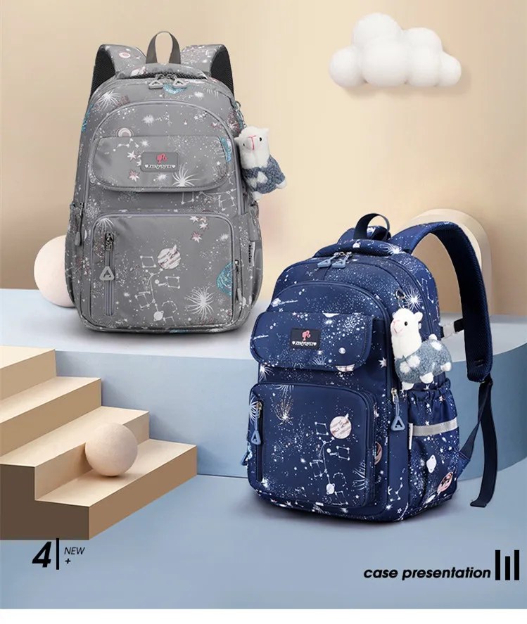 Factory Children Back To School Supplies Cute Princess Waterproof Scholl Bags For Boys And Girls Kids Student Backpack