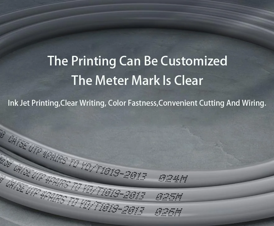 Changbao 4 Pairs UV Resistant PE Jacket Outdoor UTP Aerial With Messenger Lan Networking Cat5e CAT5 Cable