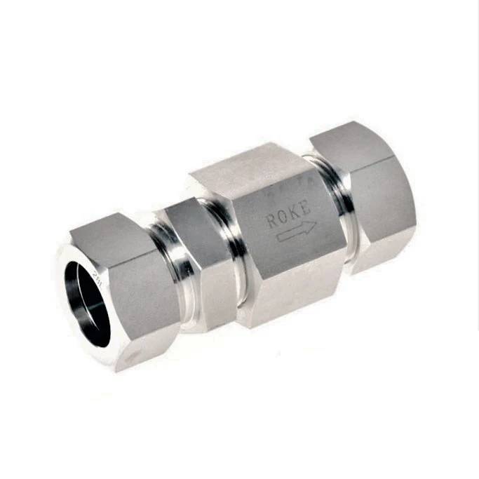 Односторонний обратный клапан из нержавеющей стали, гидравлический невозвратный клапан