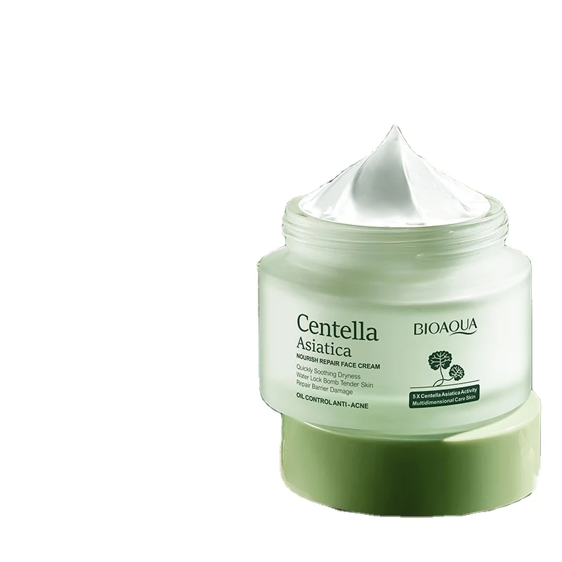 BIOAOUA Centella Asiatica Face Cream skincare Moisturizing Nourishing Firming Facial Cream Skin Care for Beauty