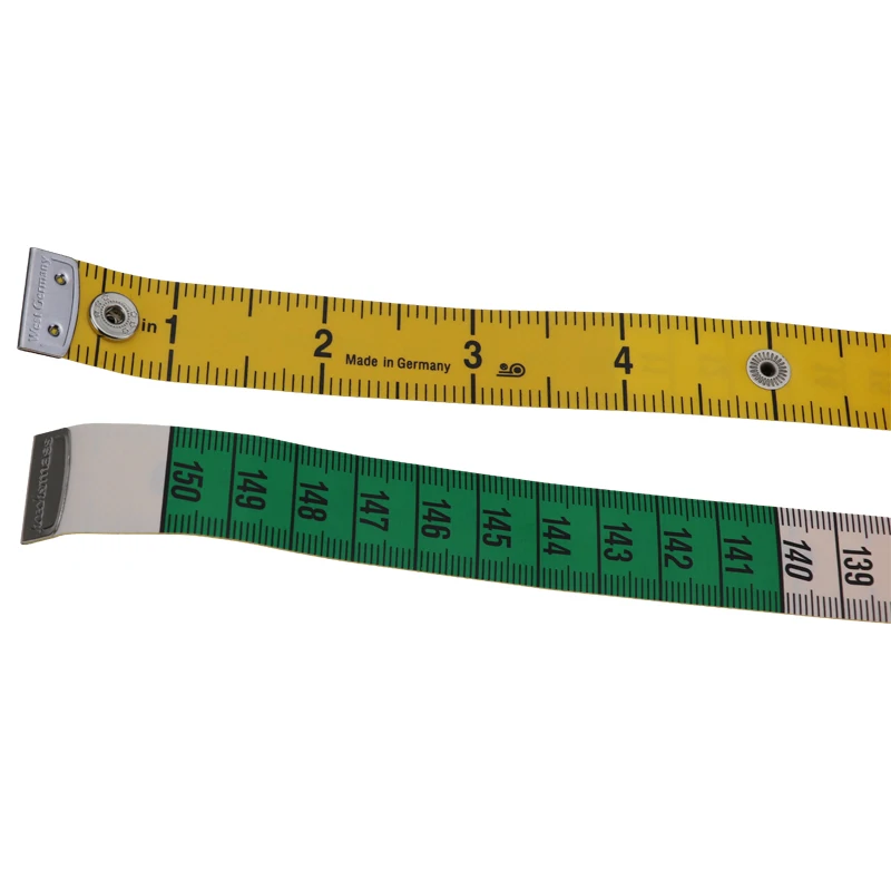 1PCS 1.5m Body Measuring Ruler Sewing Tailor Tape Measure Mini Soft Flat Ruler Centimeter Meter Sewing Measuring Tape