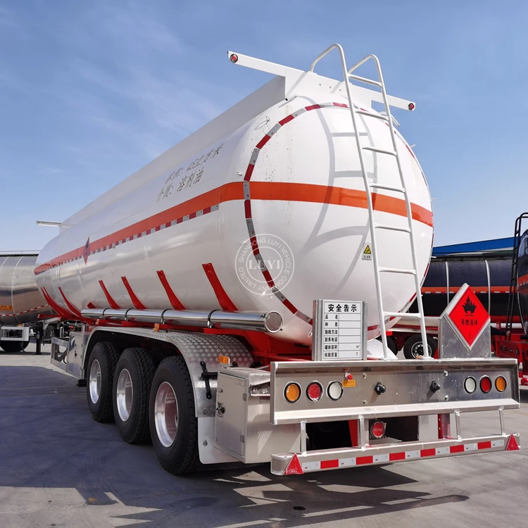 Luyi 3 axle 40 CBM Fuel oil Tanker Diesel Truck Trailer For Sale