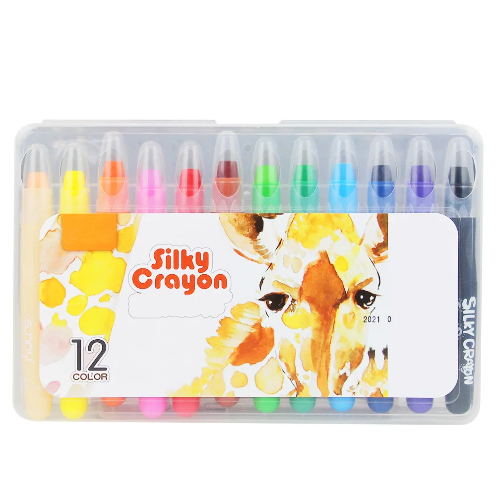 Высокопигментированные акварельные мелки для взрослых художников 12 гладких и легко смешанных водорастворимых мелков