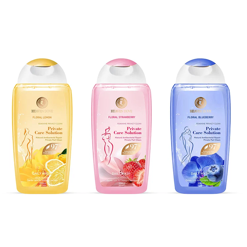 Private Label 250ml Natural Personal Care Ph Balance Intimate Feminine Washes For Women