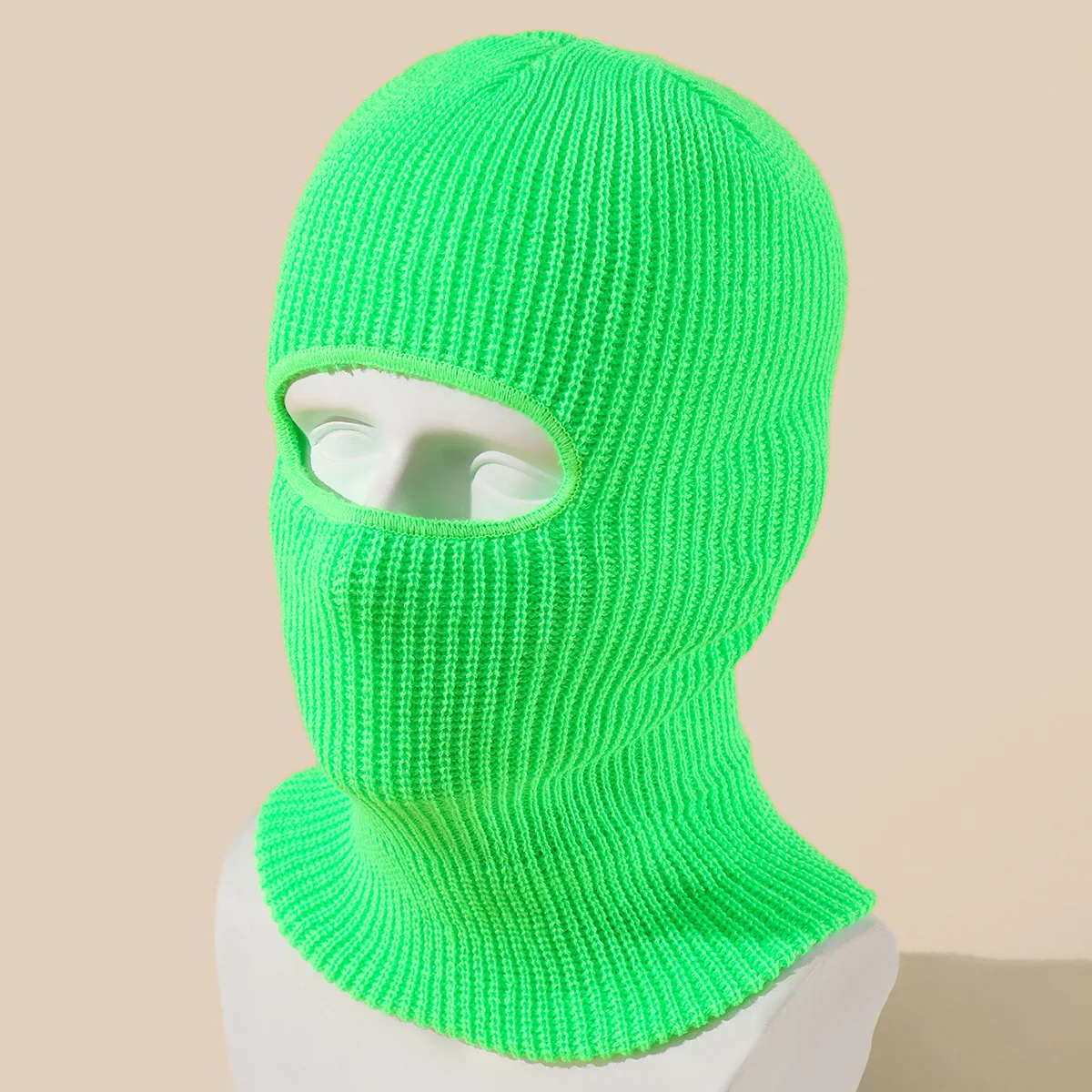 Blank Black Custom Logo print Balaclava beanie embroidery ski mask