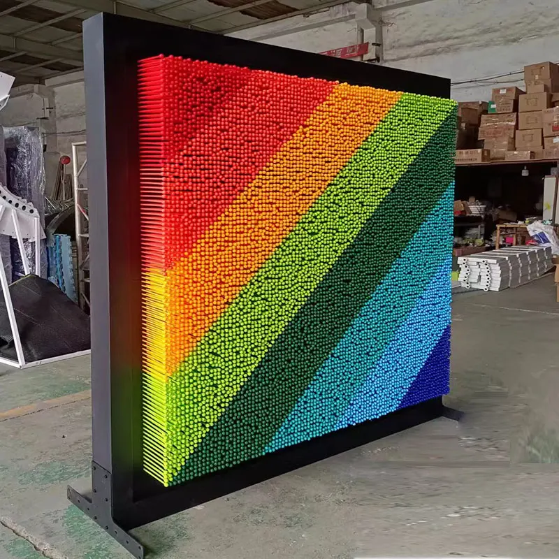 3D Pin настенное уличное Развлекательное Оборудование Оригинальное заводское Pin-экран игрушки для детей распродажа