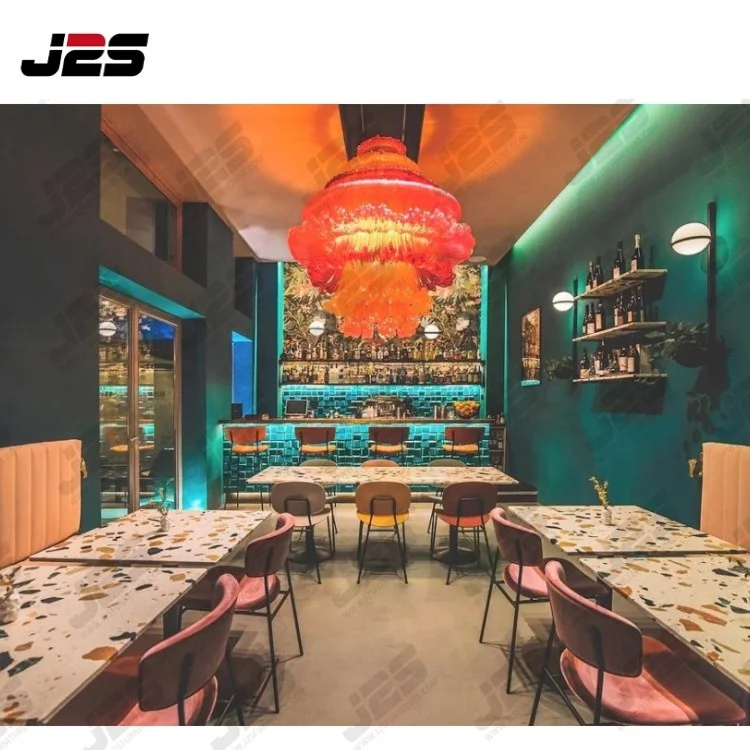 Custom European Modern used furniture cafe wood restaurant sets for sale