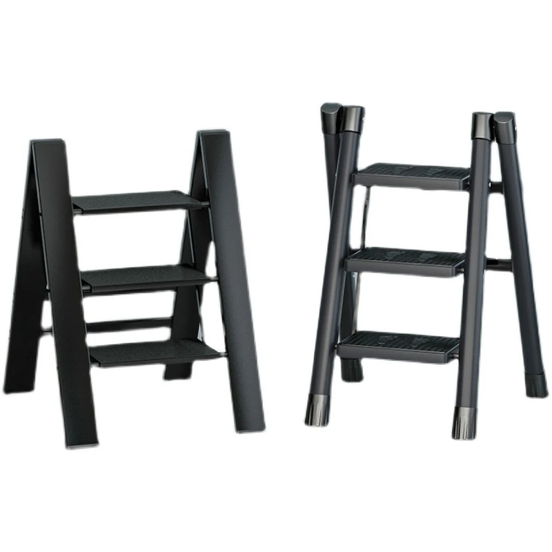 Steel Household Ladder Kitchen Small Floding Multipurpose Folding Step Stool 2 Step Ladder Plant Stand For Sale