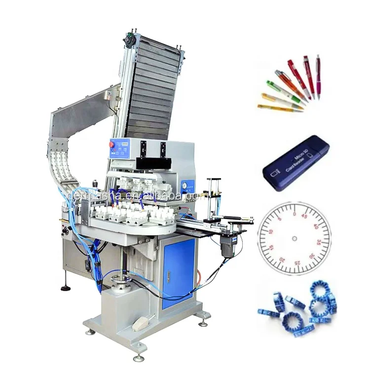 DM 2 Color Bottle Plastic Watch Dial Tampo Pad Printer Printing Machine For Pen
