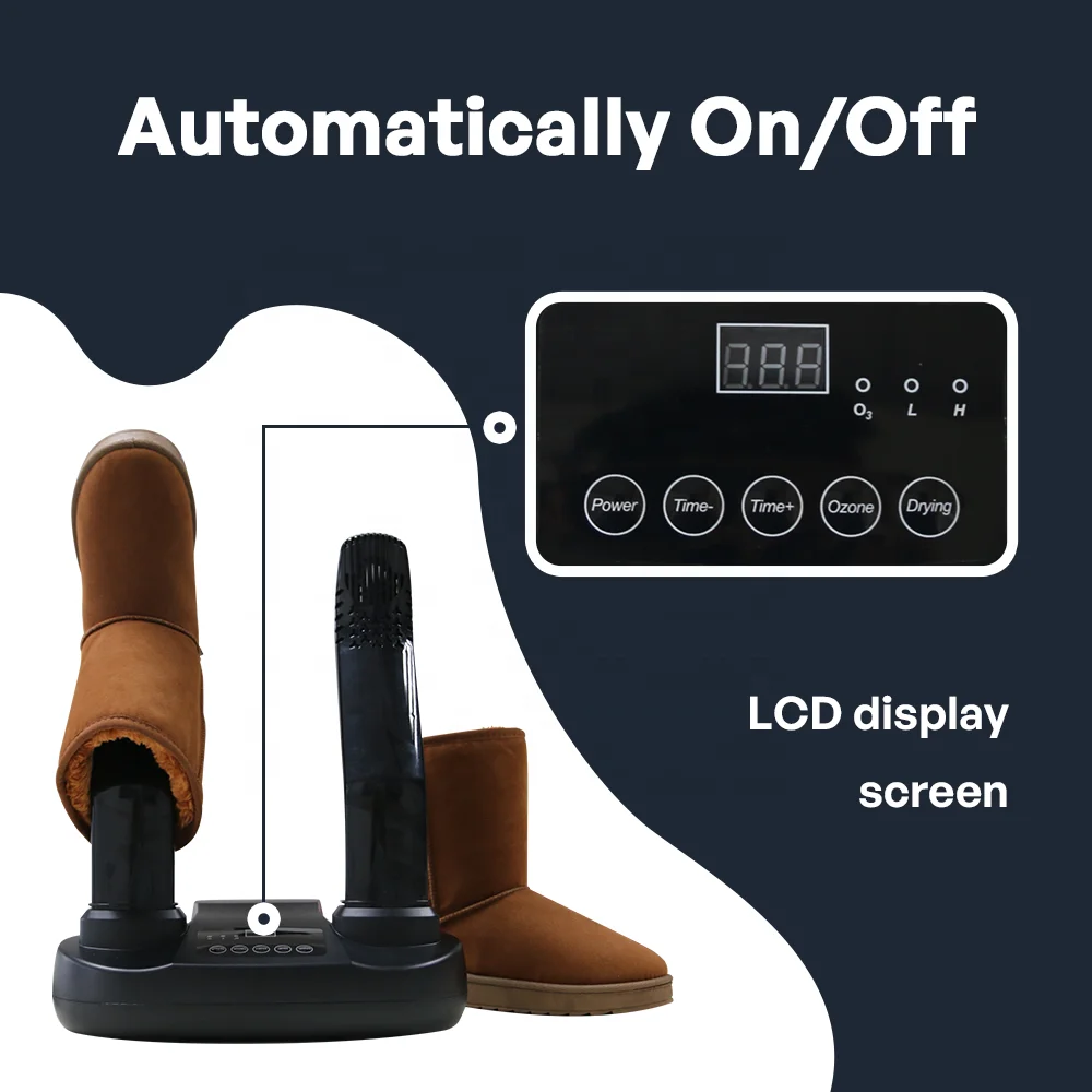 Shoe Dryer With Timer portable Electric Shoe Warmer Ozone Sterilizer Dehumidify Ozone Helmet Dryer Ski foot Boot Dryer
