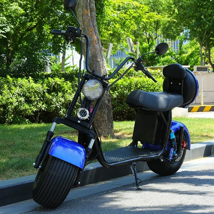 citycoco electric scooter fat tire 2000w 60v wide tire Scooter citycoco adult city pedal lithium battery electric car
