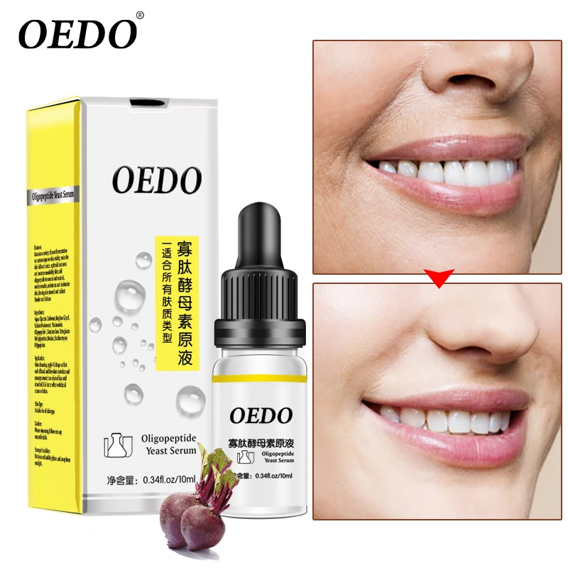 OEDO Oligopeptide Yeast Serum Anti-aging Face Serum Skin Care Anti Wrinkle Moisturizing Whitening Face Cream 100% Plant