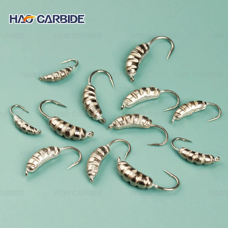 wholesale tungsten shrimp ice jig , tungsten ice fishing jig head high quality in stock