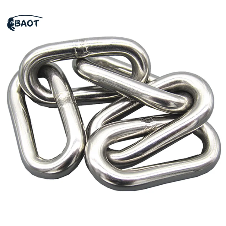 Baot Highly Polished DIN766 DIN763 SUS304 316 Short Link Chain for sale