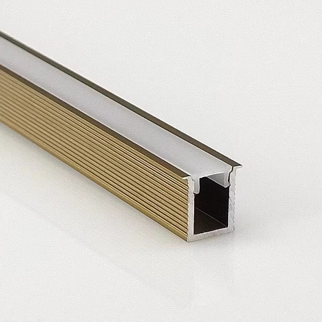 Cabinet lighting profiles glow 7.8*9.4 diode extruded channel aluminum profiles Embedded LED aluminum profiles