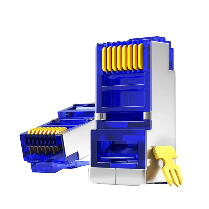 Ampcom 100 единиц STP сетевой кабель Разъем CAT6 RJ45 Lan Кабель модульный коннектор Keystone Jack
