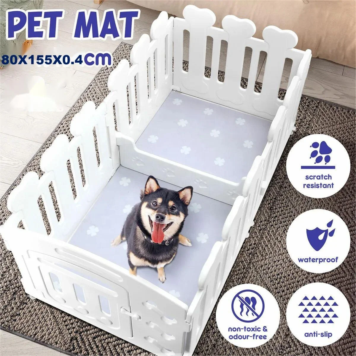 Newest Dog Pet Cat Puppy PVC Roll Mat Pee Training Pad Cushion Crate Kennel Mattress Scratching Potty Urine Whelp ing Waterproof