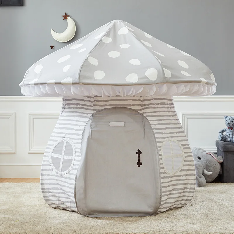 Factory Wholesale Indoor Outdoor Handmade Mushroom Tent Toy Durable Toy Tents Play House For Kids