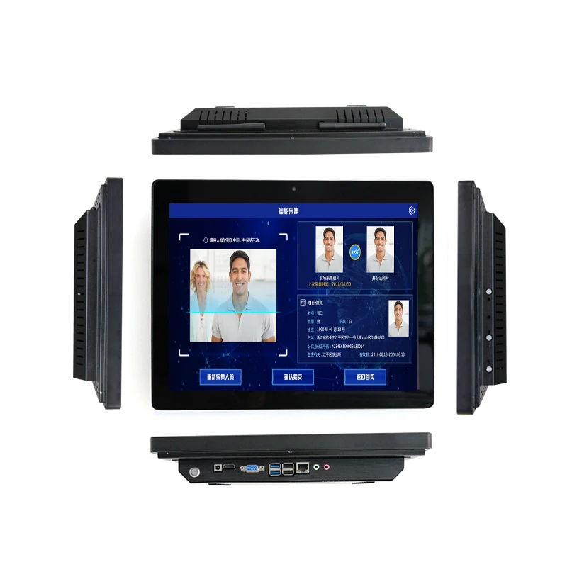 15 inch 1024x768 Fanless All in one Panel PC Embedded Android Linux Ubuntu Automation Industrial PC