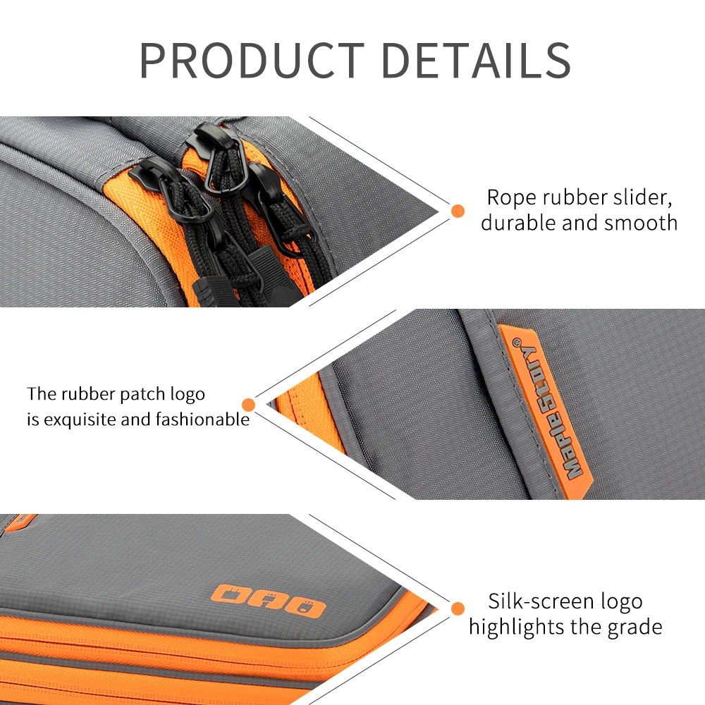 Travel-Friendly Electronic Accessory Organizer - Small Electronics Organizer Pouch for Travel -Electronic Accessories Carry Case