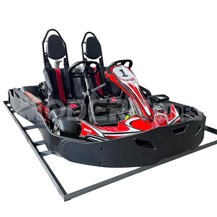 Commercial double seats racing karting car go carts funfair rides go kart electric for adults