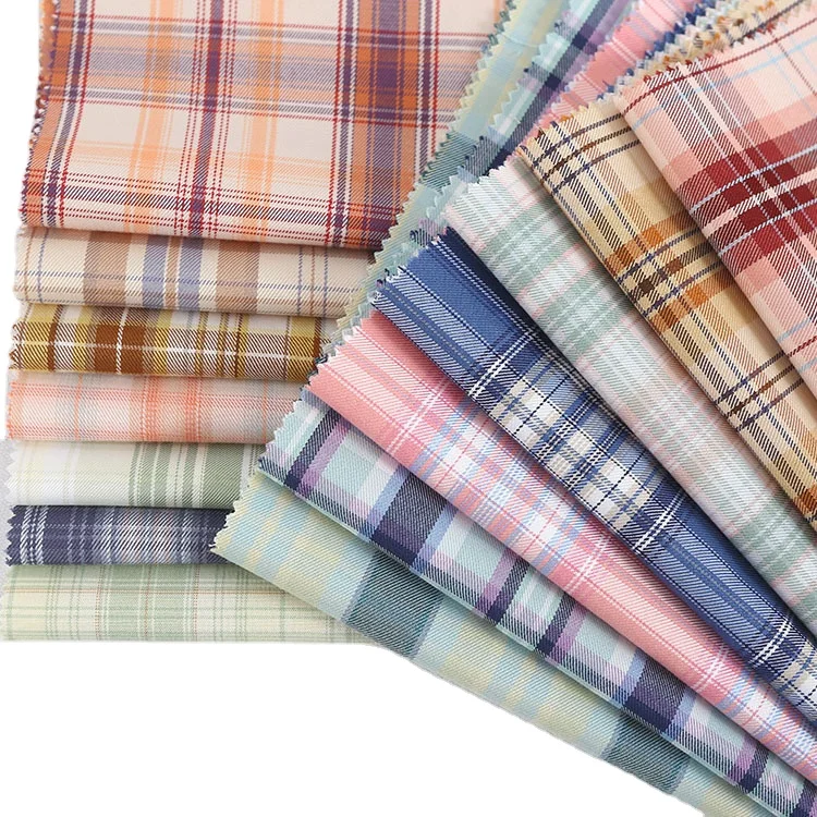 
In-stocking Hot Sale Yarn Dyed Plaid Fabric 100% cotton yarn dyed plaid fabric 
