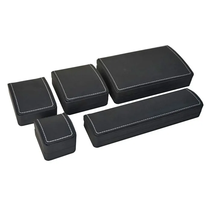 Newest design Jewelry Packaging PU Box with pu leather surface